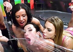 GGG - STELLA STAR AND HER GALS GO WILD AT THE URINATE OLYMPICS