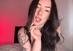 Sexy British Goth Pawg Pleases Her Stepdaddy Joi
