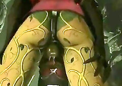 Futanari licking and sucking other shemales and fucking them hard