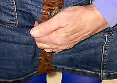 Cd autoeroticnylon rubbin' my soles and gams in stocking, leotard and microskirt.