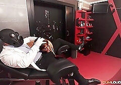 Chick who is in love with her gynecologist dreams about getting fucked in his dungeon