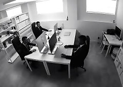 The Gay Office: Hard slamming together with Andy Star and Diego Lauzen