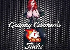 Granny's sextoy, missionary, and doggy position screw orgasms 09252022-C5