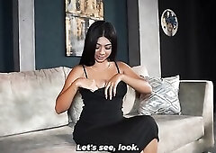 Job Interview with a Youthful Angel Gets Without Hand and Ends with Her Getting Drilled by an Aged Chap