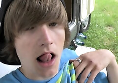 EastBoys Twink Antony Carter jerks his big cock