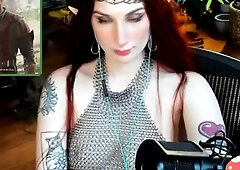 Big boobs milf masturbates with her dildo