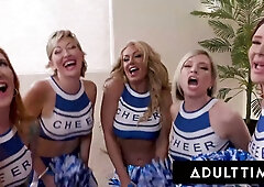 Ex Cheerleader MILFs Silvana Ricci, Audrey Hollander, Sophia Locke and Adira Allure Double