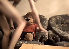 Highly Wild Bony Man Milks his Lengthy Lollipop and Boinks his Otter Teddy