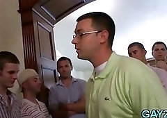 Horny guy boys lose control