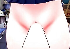 Doki Doki Futanari Club: Futanari Monika Spontaneous Fellatio Taker POV