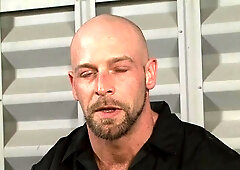 High Performance Men: Hairy Chested Dirk Strokes His Cock