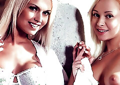 Masseuse Lena Love Fingers Naomi Nevena's Butthole