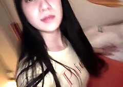 Part two [Creampie OKAY, hawt and cute Galba shop assistant] POV sex with a nice-looking and neat gal with a gorgeous face until the morning!