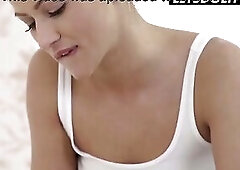 Oiled Massage Turns Into a 2 Handed Tugjob, This babe Pours Greater amount Oil and Jerks His Hard Weenie Faster