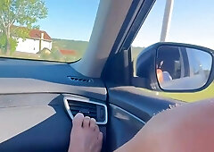 I took my man meat out in his truck, because I sensed highly well that all he desired was to gargle me !