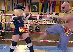 Blondie Fesser Street Fighter X Sagat Vs Kolin - Blondie fesser cosplay hardcore