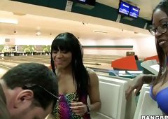 Threesome At The Bowling Alley