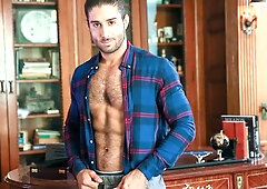 Property owner Diego Sans fucks renter Colby Tucker in the ass