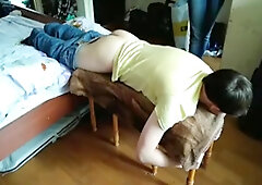 pants down ass whipping