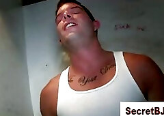 Gay straight amateur gloryhole blowjob cumshot