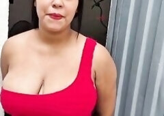 Venezuelan brunette hair at home is observed screwing hard