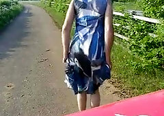 Crossdresser flashing