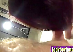 Busty ladyboy Haribell gets fucked in asshole by a perverted best friend