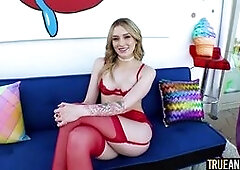 Charlotte Sins lives up to her last name and gives a truly sinful anal performance like the True Anal slut that she is. She’s red hot with desire an