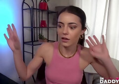 Brunette Kylie Quinn Gives Deep Penetration To