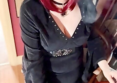 This Alt Likes to Dangle Her cigarette - Tina Snua Smokin' A Cigarette With Lots Of Dangles