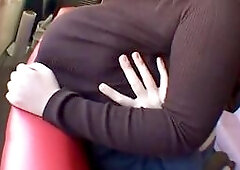 Japanese hot lady with super big tits loves rough sex
