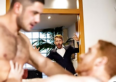 Dato Foland lets pasty Leander ride his hard cock