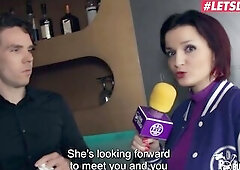 BUMSBESUCH - Large Melons Girl Anike Ekina Surprises Fan With Her Cunt - LETSDOEIT