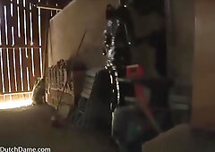 Dutch Dame And Anna Rose In Ponygirls And