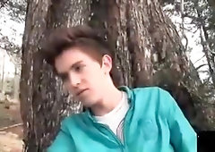 Two Twinks Pounding In The Forest