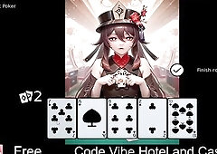 Code Vibe Hotel and Casino (free game itchio) Visual Novel, poker, Card Game