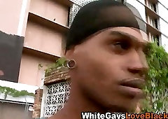 Ebony thug bang in public