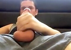 Sweet Boy Wank His Dick
