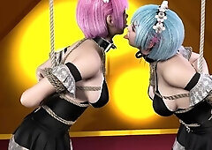 Rem and Ram bondage