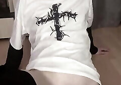 Femalexa rides dildo