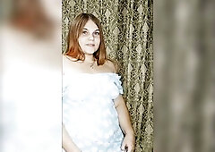 beautiful in a blue suit