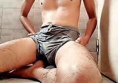 Showering with Hung Stud (Big Cock)