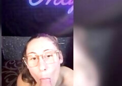 SexyWifeAD takes Giant Cum Discharged to the Face