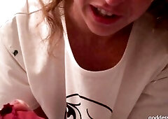 I have just been screwed precious by my spouse and I desire my sissy cuck doxy to clean up my creampie pierced snatch and sex cum panty Worship all of