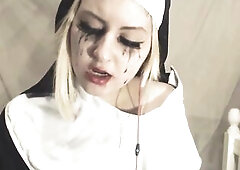 See Concupiscent Nun smokes & undresses on now! - Nun, Smokin', Solo Porn