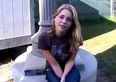 Amateur Blonde Teen Intense Masturbation HD