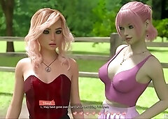 Spring break visual novel featuring big boobs and some hot mom action