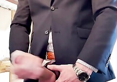 Sexy brawny dude wearing a dress and cumming hard. GROANING ~ MESSY TALK ~ CLOSE UP SPUNK FLOW