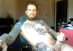 Horny straight tattoo mam