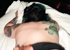 SquashDaddy screws ZuCreami so valuable that babe creams all over his rod